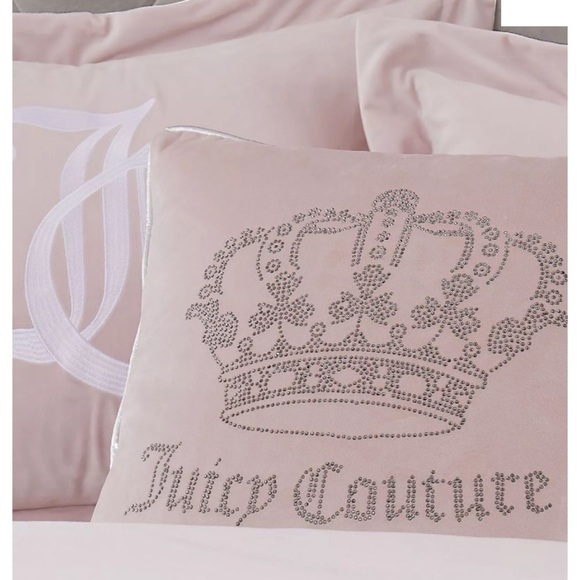 ✨Juicy Couture htf 💎BLING💎 gorgeous throw / accent pillow NWT - Picture 4 of 16